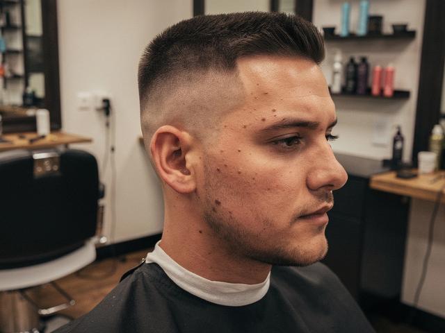 Client after a Fade service