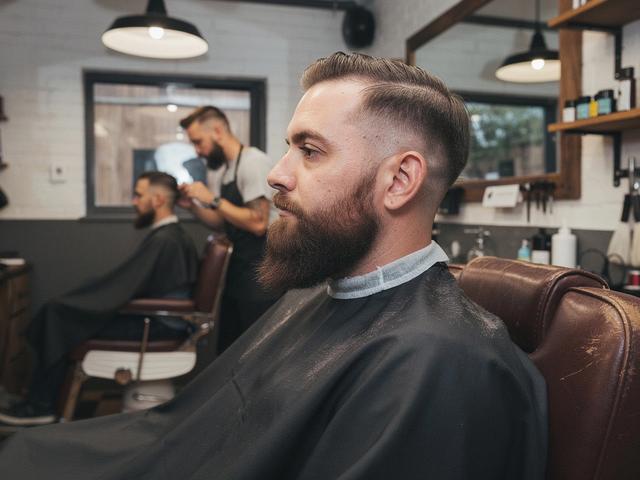 Client with a refreshed Beard